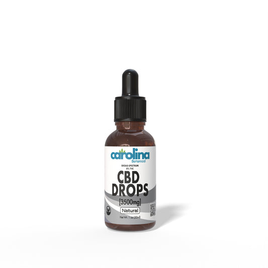 Carolina Botanical 3500MG CBD Drops (THC FREE)