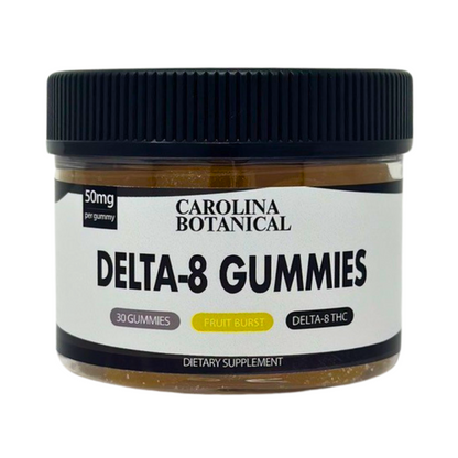 Carolina Botanical 50mg Delta-8 Gummy Jar (30ct)