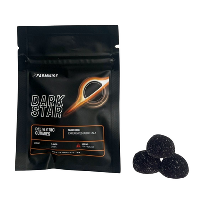 Farmwise 200mg Dark Star Gummies & Display Box