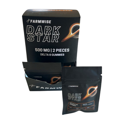 Farmwise 200mg Dark Star Gummies & Display Box