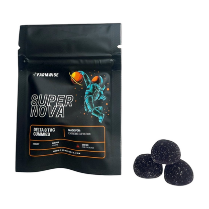 Farmwise 90mg Super Nova Gummies & Display Box