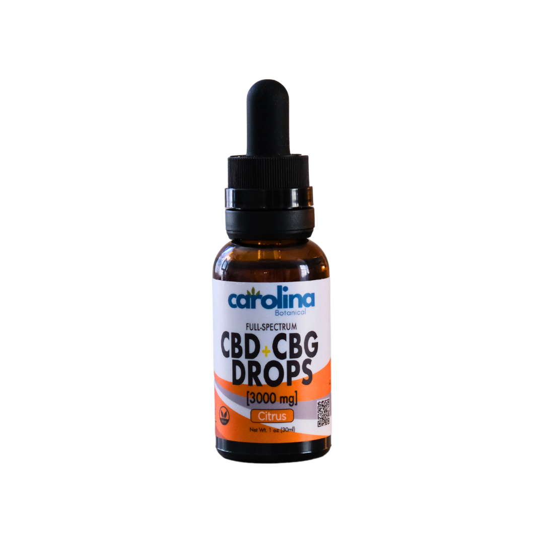 Carolina Botanical CBD + CBG Drops 3000MG